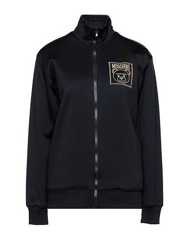 MOSCHINO Sweatshirt Black 56% Polyamide, 44% Cotton