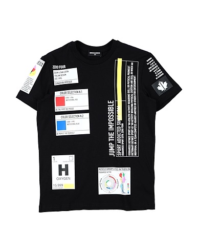 DSQUARED2 T-shirt Black 100% Cotton