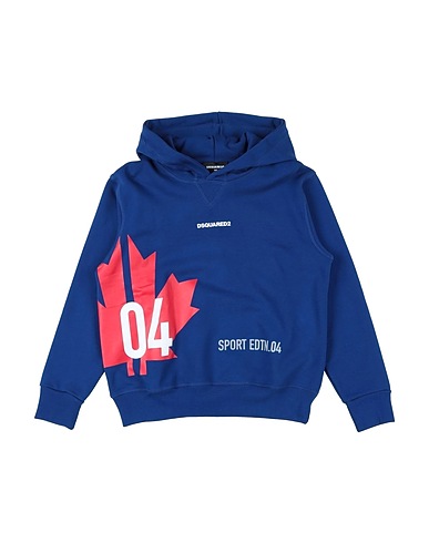 DSQUARED2 Hooded track jacket  Blue 100% Cotton