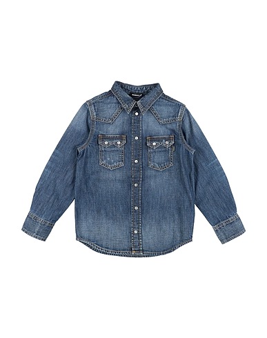 DIESEL Denim shirt Blue 100% Cotton