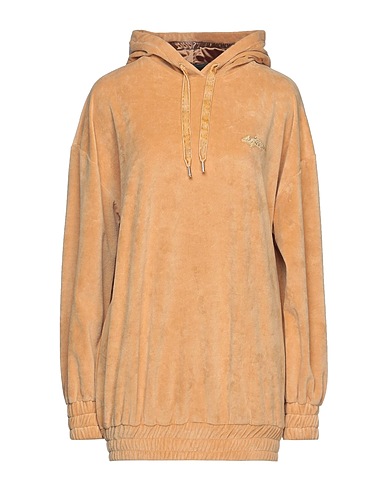 4GIVENESS Hooded sweatshirt Camel 80% Cotton, 20% Polyester
