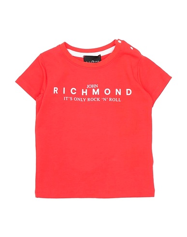 JOHN RICHMOND T-shirt Rosso 95% Cotone, 5% Elastan