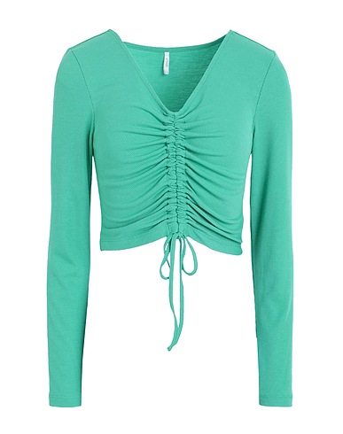 ONLY Crop top n Green 63% Polyester, 34% Viscose, 3% Elastane