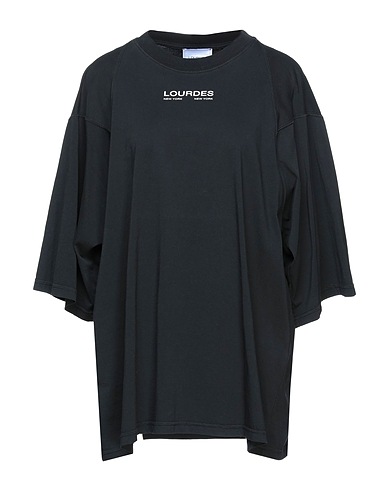 LOURDES NEW YORK T-shirt Nero 100% Cotone, Elastan