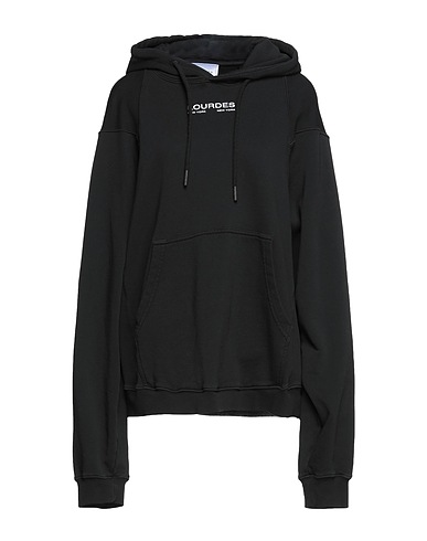 LOURDES NEW YORK Felpa Nero 100% Cotone