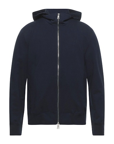 PAOLO PECORA Sweat-shirt Bleu nuit 95% Coton, 5% Élasthanne