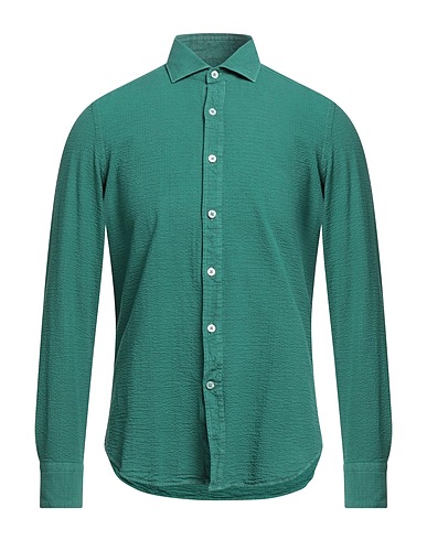 GHIRARDELLI Solid colour shirt Green 100% Cotton
