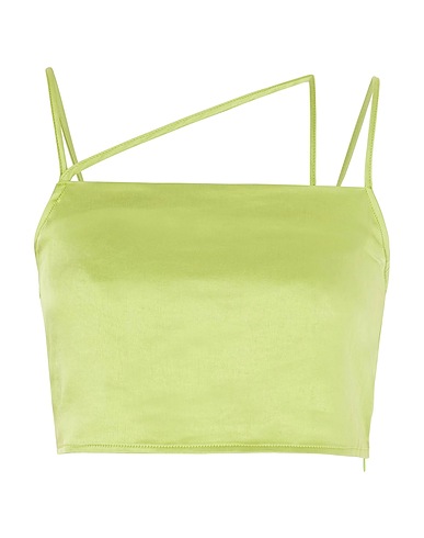 8 by YOOX Camisole STRAP CROP TOP
 Verde lime 100% Poliestere