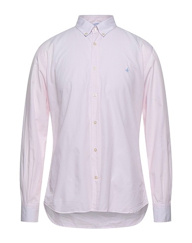 BROOKSFIELD Striped shirt Pink 100% Cotton
