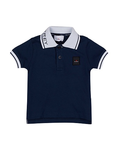 PEUTEREY Polo shirt Midnight blue 95% Cotton, 5% Elastane