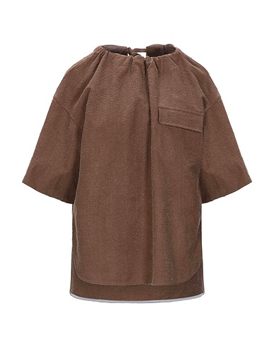 GOLDEN GOOSE DELUXE BRAND Blouse Khaki 58% Cotton, 42% Silk