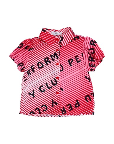 Y-CLÙ Patterned shirts & blouses Red 100% Polyester