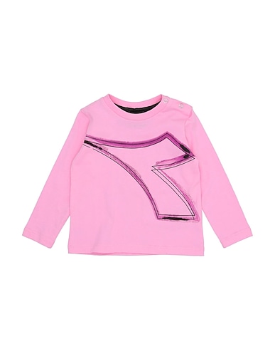 DIADORA T-shirt Pink 100% Cotton