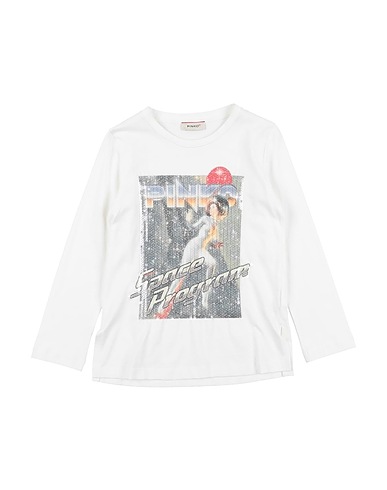 PINKO UP T-shirt Ivory 100% Cotton