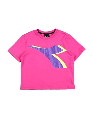 DIADORA T-shirt Fuchsia 100% Coton