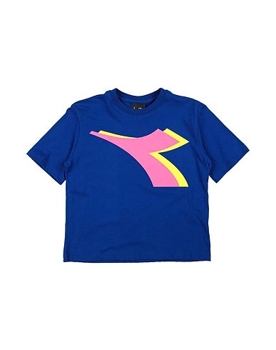 DIADORA T-shirt Bright blue 100% Cotton