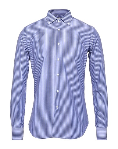 ALEXINGH Striped shirt Blue 100% Cotton