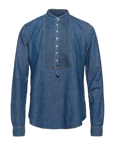 BRIAN DALES Denim shirt Blue 100% Cotton