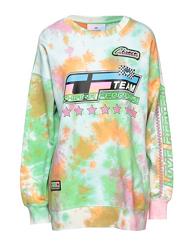 CHIARA FERRAGNI Sweatshirt Light green 100% Cotton