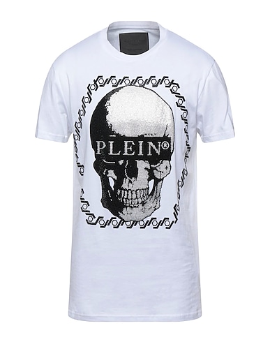 PHILIPP PLEIN T-shirt White 100% Cotton, Fibreglass