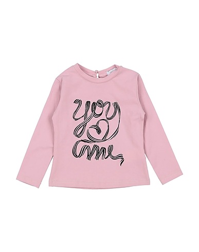 FUN & FUN T-shirt Light pink 95% Cotton, 5% Elastane