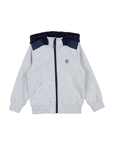 TIMBERLAND Sweatshirt Light grey 77% Cotton, 23% Polyester, Elastane