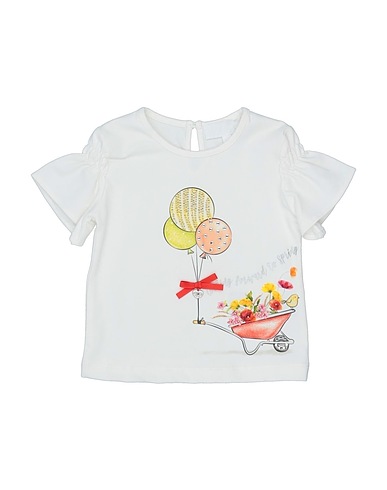BYBLOS T-shirt White 95% Cotton, 5% Elastane