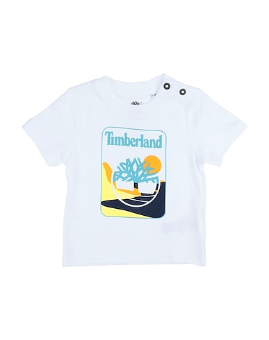 TIMBERLAND T-shirt Bianco 100% Cotone organico, Elastan