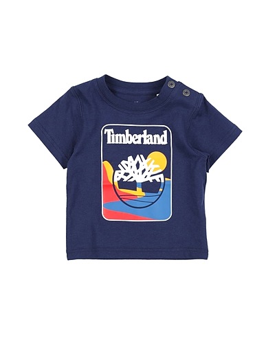 TIMBERLAND T-shirt Blu notte 100% Cotone organico, Elastan