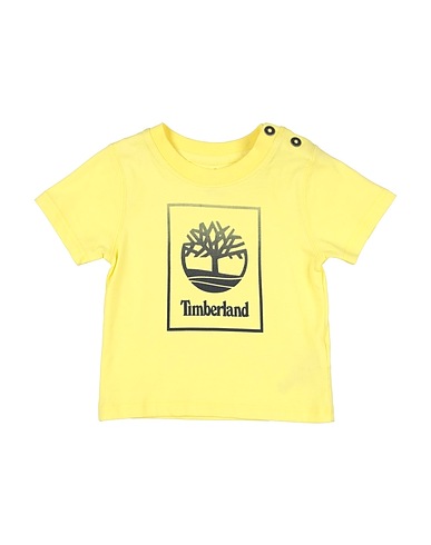 TIMBERLAND T-shirt Giallo 100% Cotone organico, Elastan