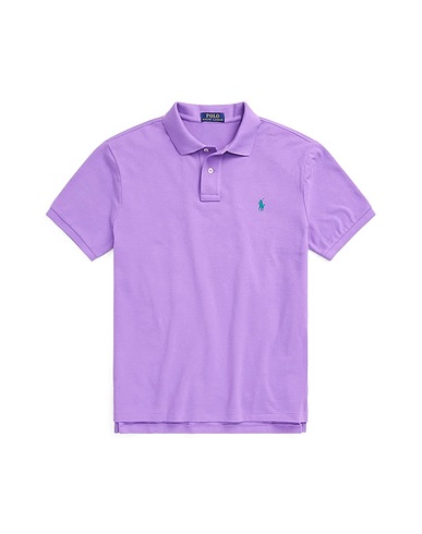 POLO RALPH LAUREN Polo shirt SLIM FIT MESH POLO SHIRT
 Purple 100% Cotton