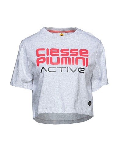 CIESSE PIUMINI Crop top Grigio chiaro 100% Cotone