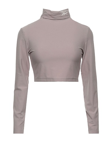 REEBOK Crop top Grey 86% Polyester, 14% Elastane