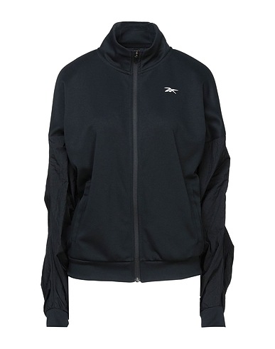 REEBOK Sweatshirt Black 100% Recycled polyester, Nylon