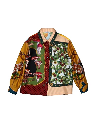DOLCE&GABBANA Patterned shirts & blouses Marigold 100% Silk