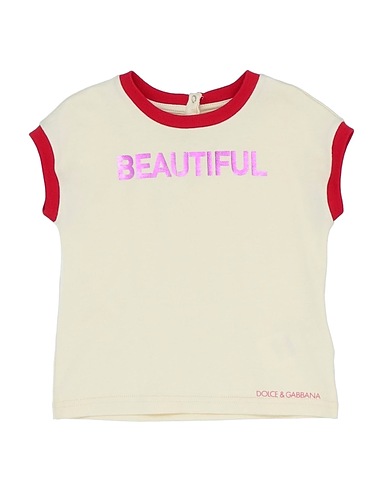 DOLCE&GABBANA T-shirt Ivory 100% Cotton