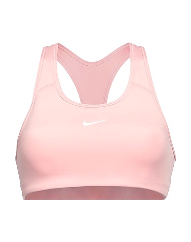 NIKE Crop top  swoosh  Medium-Support 1-Piece Pad Sports Bra
 Light pink 82% Polyester, 18% Elastane