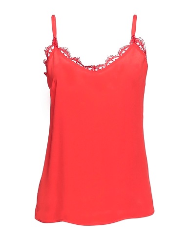 BEATRICE .B Cami Red 65% Acetate, 35% Silk, Viscose, Cotton, Nylon