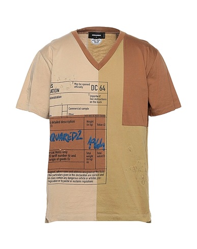 DSQUARED2 T-shirt Beige 100% Cotton