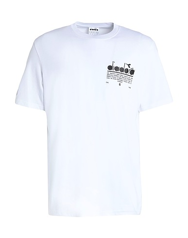 DIADORA T-shirt MAGIC BASKET LOW ICONA
 Bianco 100% Cotone
