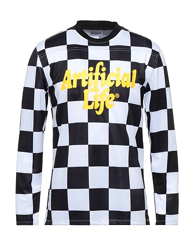 ALIFE T-shirt Nero 100% Poliestere