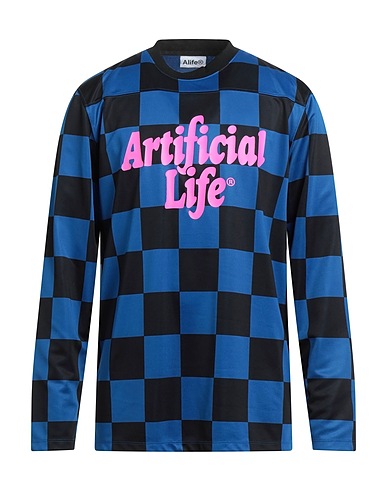 ALIFE Ｔシャツ ブルー ポリエステル 100%