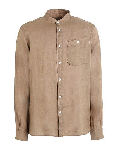 WOOLRICH リネンシャツ カーキ リネン 100%