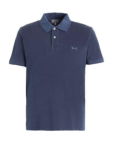 WOOLRICH | Midnight blue Men‘s Polo Shirt | YOOX