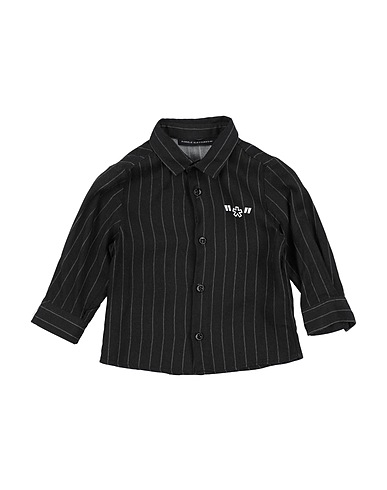 DANIELE ALESSANDRINI Patterned shirt Black 100% Viscose