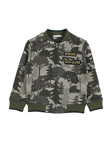 DOLCE&GABBANA Sweatshirt Military green 100% Cotton, Polyester, Viscose, Elastane