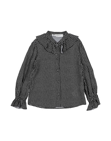 PHILOSOPHY di LORENZO SERAFINI Patterned shirts & blouses Black 100% Viscose