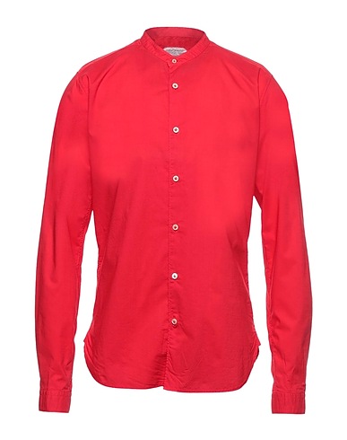 GUGLIELMINOTTI Camisa lisa Rojo 100% Algodón