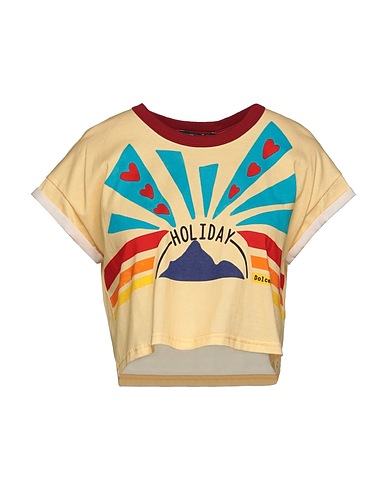 DOLCE&GABBANA T-shirt Yellow 100% Cotton