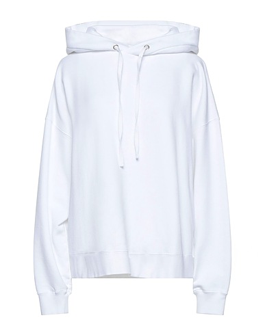 MAISON MARGIELA 트레이닝 상의 화이트 100% 코튼, 엘라스테인